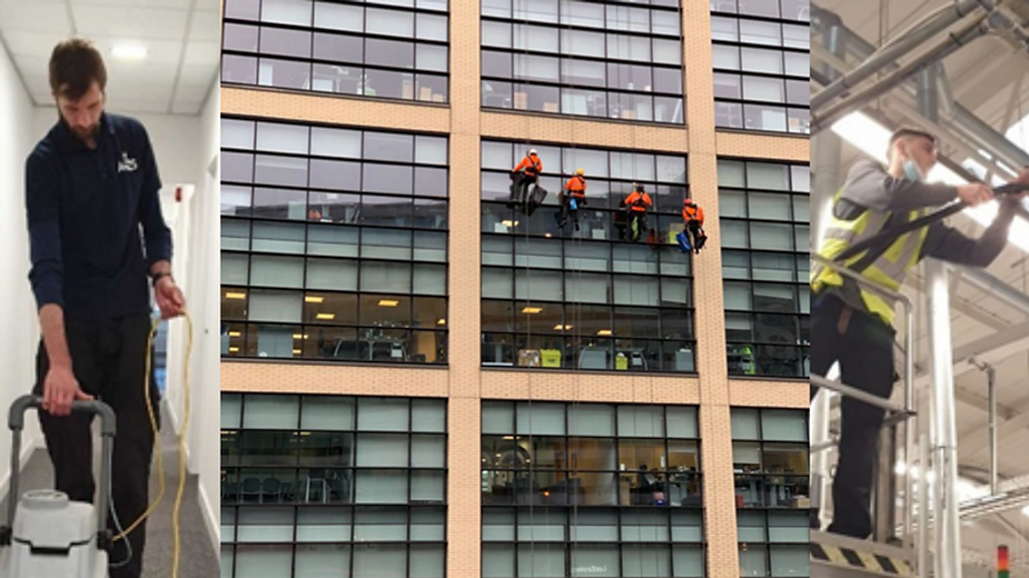 Cleaning team
